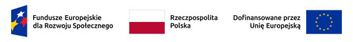 Logotyp Fundusze Europejskie, Logotyp flagi Polski Rzeczpospolita Polska, Logotyp Unia Europejska, Europejskie Fundusze Strukturalne i Inwestycyjne z flagą Unii Europejskiej